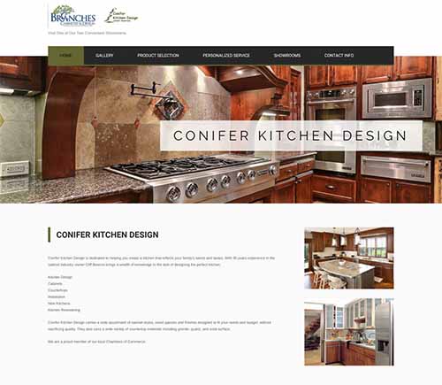 Conifer Kitchen Design website