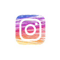 Instagram logo artistic